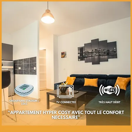 Le Refuge - T2 Proximite Ldlc Groupama Stadium Apartment